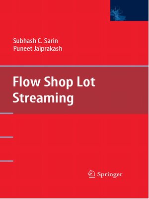 cover image of Flow Shop Lot Streaming